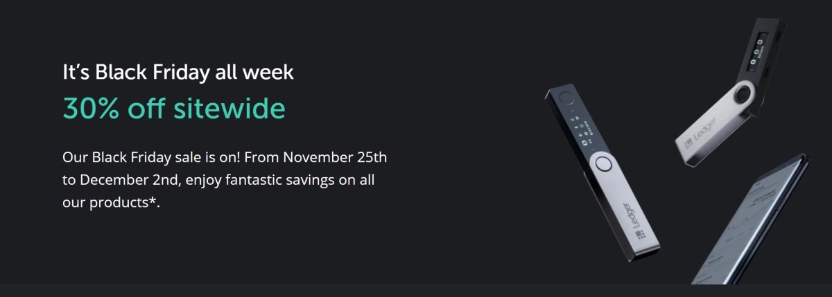 LEDGER BLACK FRIDAY SALE is ON
